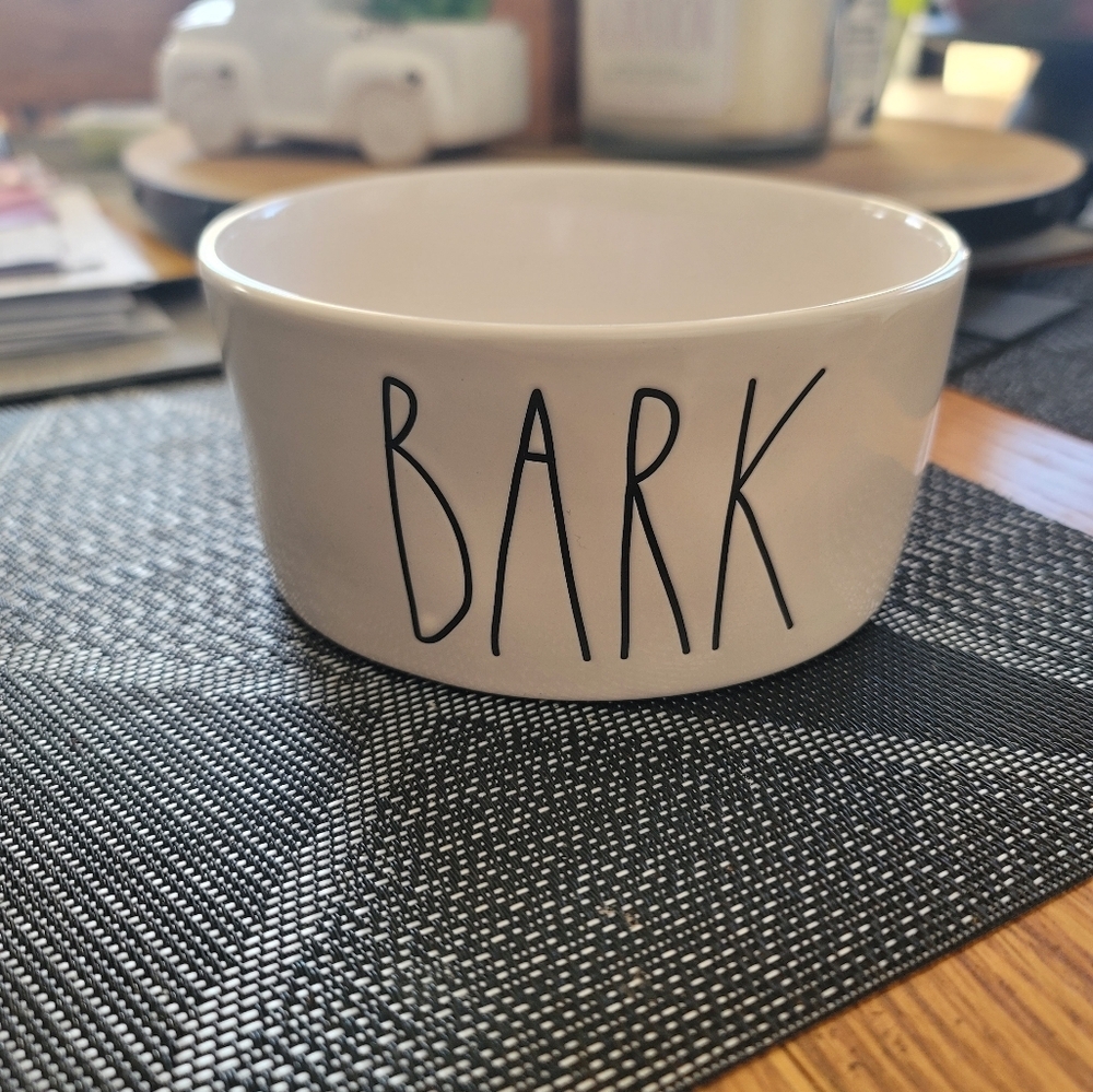 Rae Dunn dog bowl